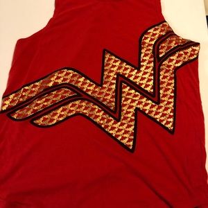 Red Wonder Woman sleeveless tank